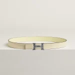 Mini Constance Touareg belt buckle & Reversible leather strap 24 mm